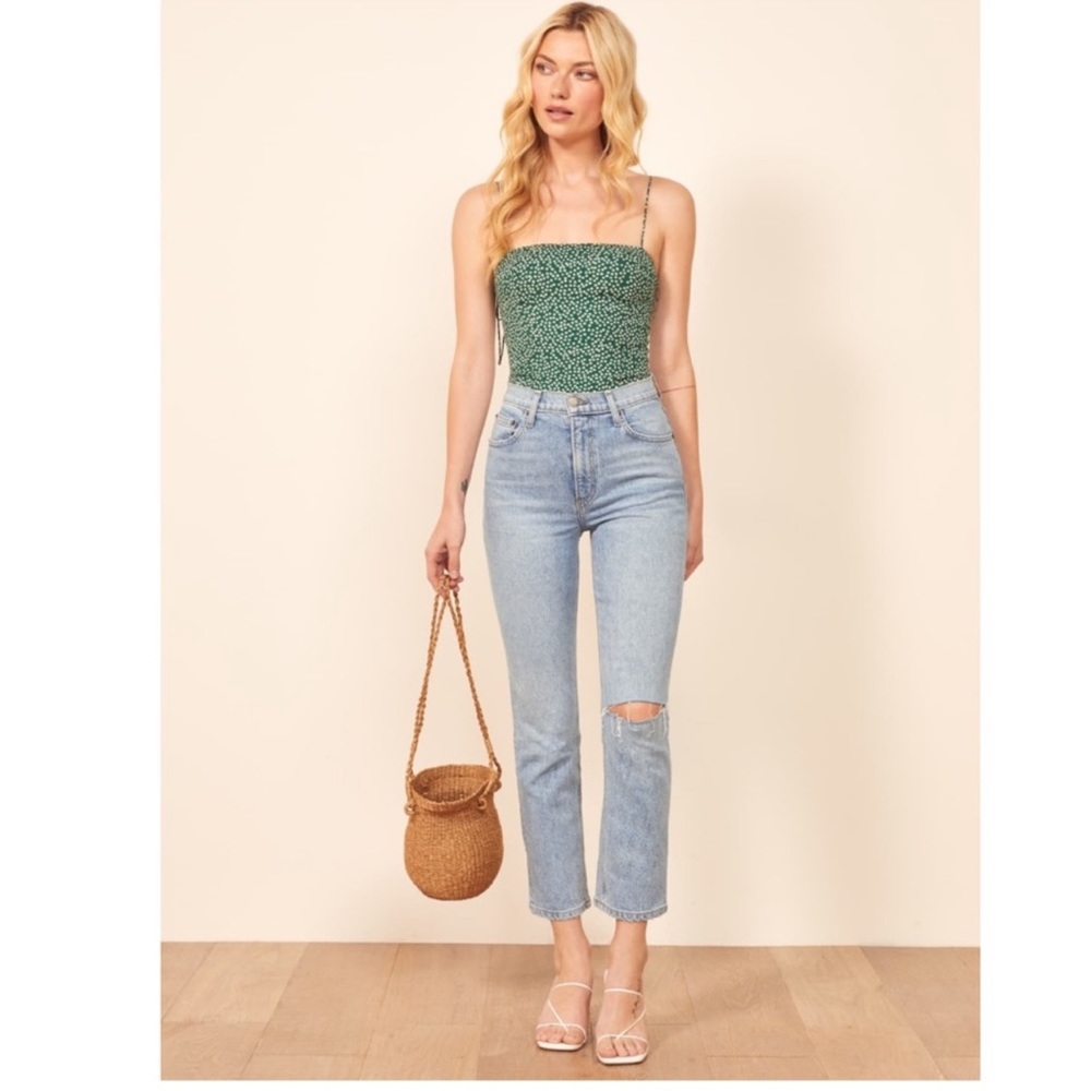 Reformation Cropped Liza Jeans